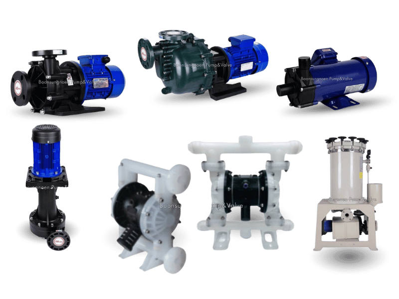 ปั๊มน้ำเสีย ปั๊มเคมี เครื่องกรองเคมี